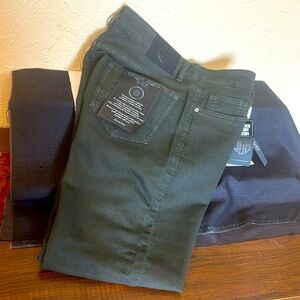 Vintage Genes Black French Terry dark olive slim fit jeans 34x30-brand new